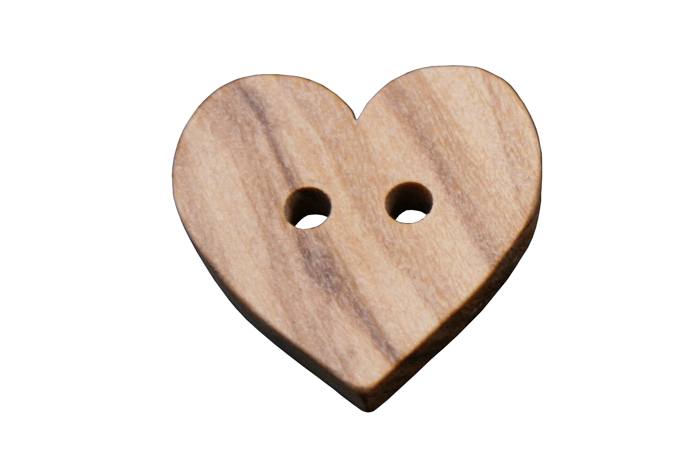kleine Holz Knöpfe Herz Form