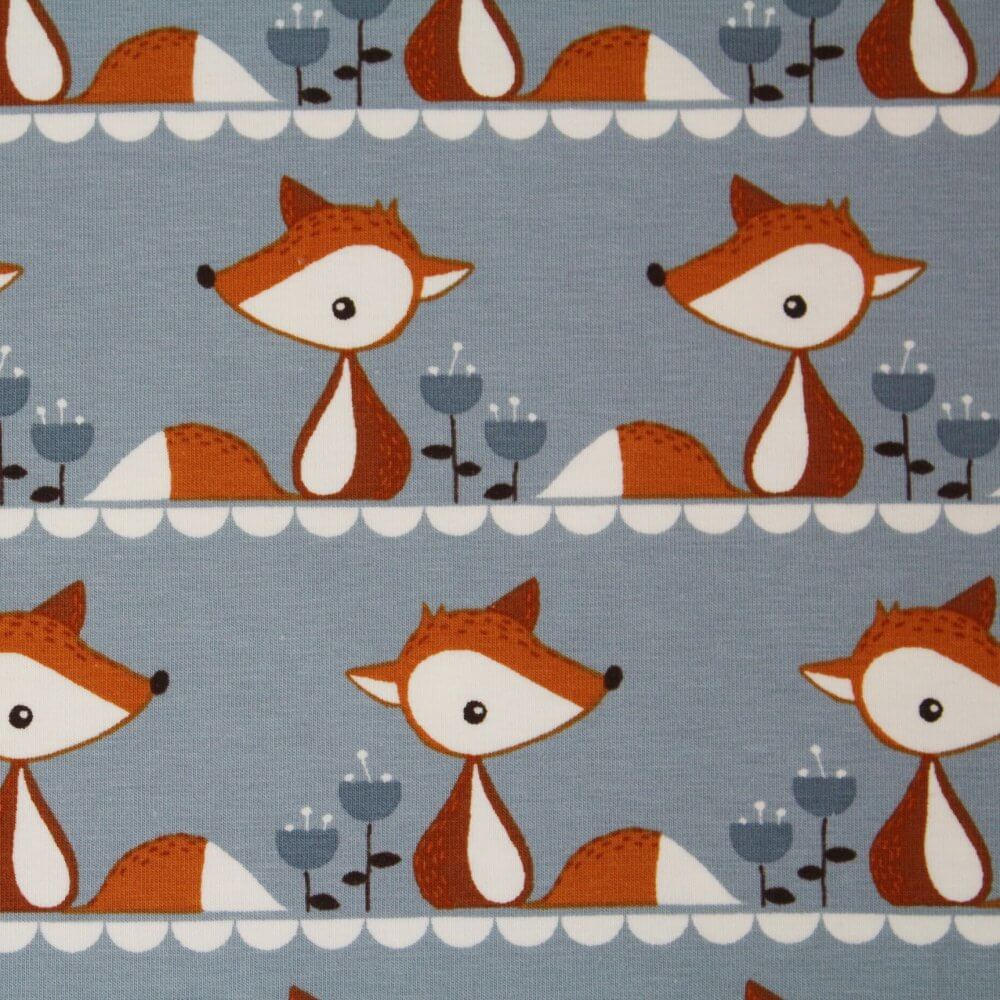 Biojersey Little Fox - grau