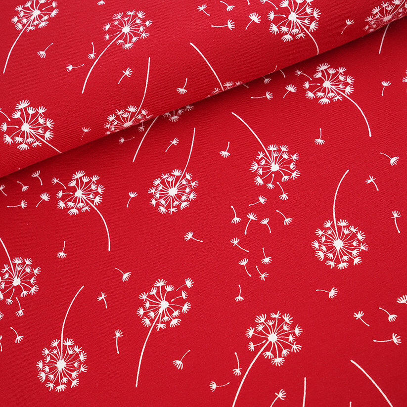 Biojersey Pusteblume Kirsch (GOTS)